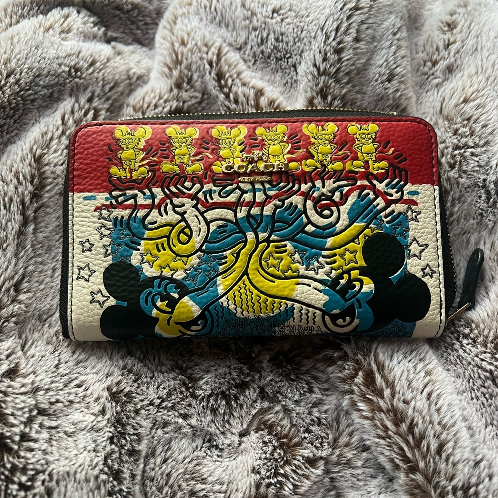 Coach x Mickey Mouse Wallet
